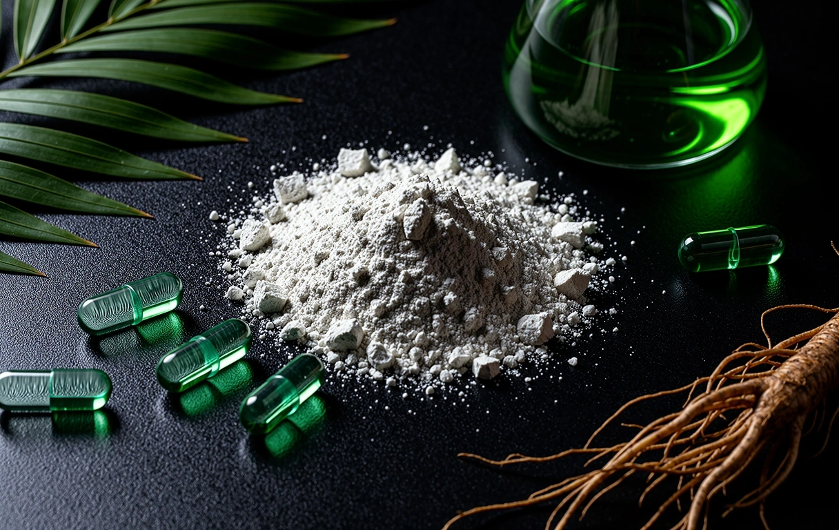 Close up of high-purity mineral nutrients